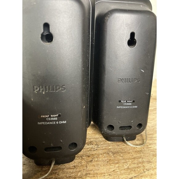 Philips 5 Speaker CS-3565 Surround Sound Home Audio System With Port - Picture 6 of 6